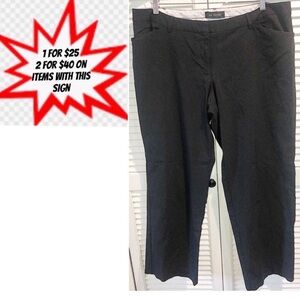 Lane Bryant Black Dress Pants Size 18